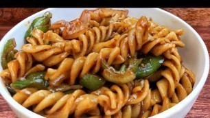 'Chinese Sauce Pasta |Indo Chinese Pasta | Sizzling Food Diaries | Pasta Recipe'