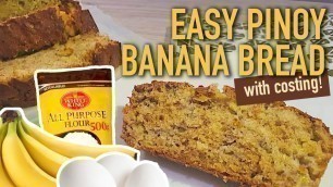 'Pinoy Banana Bread Recipe | Pang Negosyo | Easy Recipe | Sarap Food Channel'