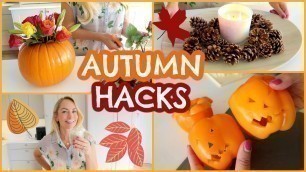 '11 GENIUS AUTUMN / FALL LIFE HACKS & DIY\'s 