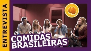 '[ENG] KPOP IDOLS reagem a COMIDA BRASILEIRA ft. KARD | KARD try brazilian food + SPICY CHALLENGE'