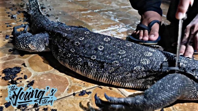 'INDONESIAN FOOD MONITOR LIZARD / BIAWAK RASA KOMODO RENDANG PONTIANAK EXTREME FOOD INDONESIA 2#'