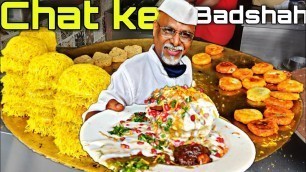 'लखनवी Chat के KING ki World Famous Basket चाट | Lucknow | Street food of India'