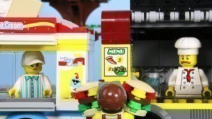 'LEGO City Burger Truck STOP MOTION LEGO Burger Truck Brick Build | LEGO City | Billy Bricks'