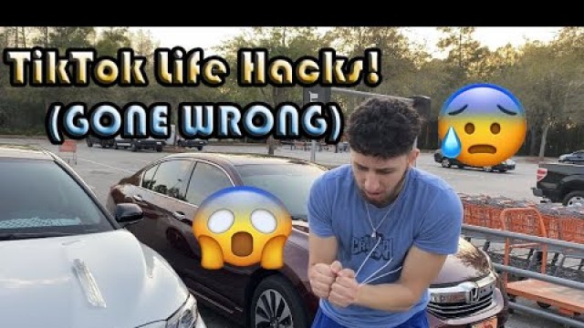 'Testing TikTok LIFE HACKS...(GONE WRONG)'