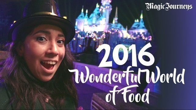 'Wonderful World of Food 2016 Rewind'