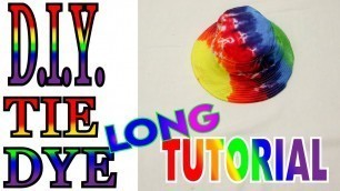 'Bucket Hat Tie Dye [Full Tutorial] #56'