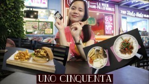 'Uno Cinquenta Food Trip | Maginhawa St.| Philippines| fifibelles’ vlog'