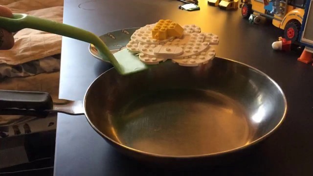 'LEGO stop motion food cooking'