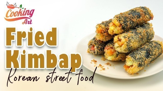 'How to: Easy Fried Kimbap - healthy fast food breakfast at home'