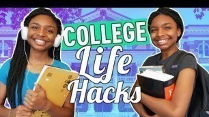 'College Life Hacks | Deja and Di-V'