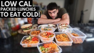 'EASY packed lunch ideas to eat cold  | FAT LOSS MEALS'