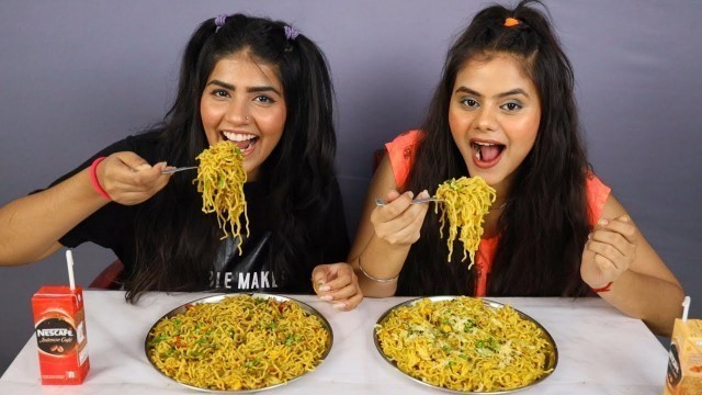 'Corn Maggi and Cheese Maggi Eating Challenge | Maggi Eating Competition | Food Challenge'