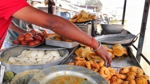 'Cheapest Early Morning Breakfast On Indian Street | Plate Only @15 (0.20$) | Street Food India'