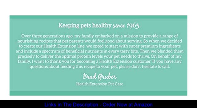 '☑️ Health Extension Grain Free Dry Dog Food - Venison Recipe'