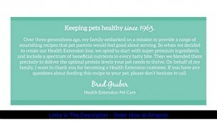 '☑️ Health Extension Grain Free Dry Dog Food - Venison Recipe'