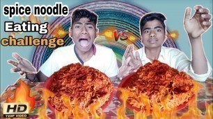 'spicy Maggi noodle eating competition |maggi hot head challenge |food challenge in india |'