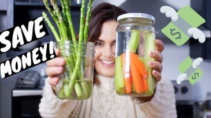 'How to make groceries last longer! FOOD STORAGE TIPS'