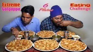 'Extreme Golgappa Eating Challenge | Panipuri Competition | Food Challenge India + Giveway'