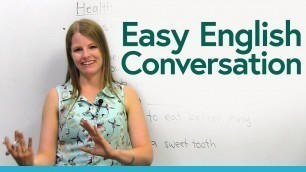 'Easy English Conversation: Talk about food!'