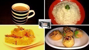 'LOCKDOWN मे सामान हो कम बनाये 5 माइक्रोवेव रेसिपी | 5 Dorm-Friendly Microwave meals | varsha'