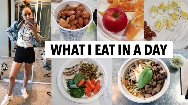 'WHAT I EAT IN A DAY 2018 (healthy, no cooking, quick meal ideas)'