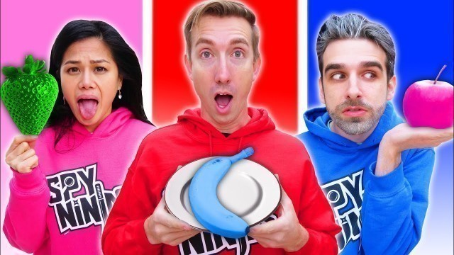 'Eating Only ONE Color of Food for 24 Hours! (Rainbow Food Challenge)'