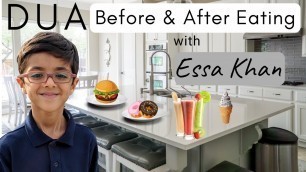 'Dua before and after eating with Essa Khan for Kids'