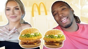 'COUPLE TASTING MCDONALDS SECRET MENU ITEMS'