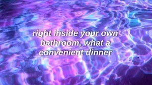 'NSP «» eating food in the shower lyrics'