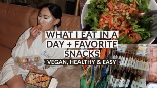 'WHAT I EAT IN A DAY (VEGAN, HEALTHY, EASY MEALS & RECIPES)+ MY FAVORITE SNACKS | JAIME XIE'