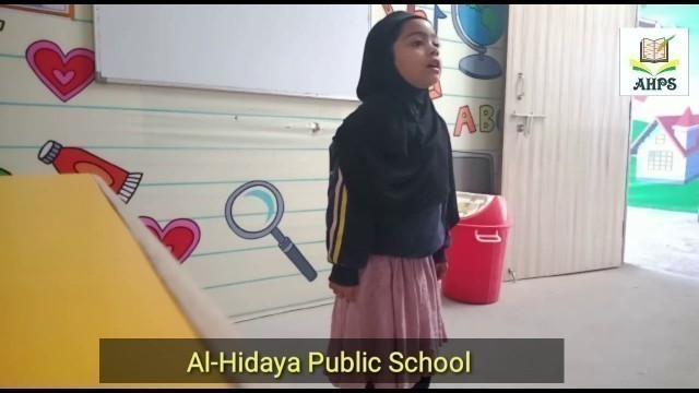 'Dua before having food | after having food | Al-Hidaya Public School |  Fatima Zehara'