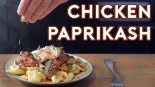 'Binging with Babish | Chicken Paprikash from Captain America: Civil War'