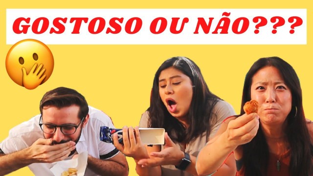 'AMERICANOS PROVANDO COMIDA BRASILEIRA // Americans Trying Brazilian Snacks For The First Time'