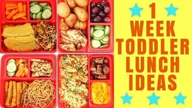 'TODDLER LUNCH IDEAS 2017 | MEALS AND TIPS'