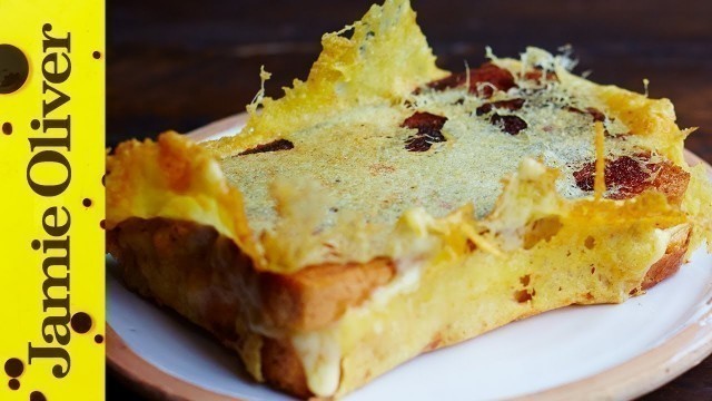 'Grilled Cheese Toastie with a crown | Jamie Oliver'