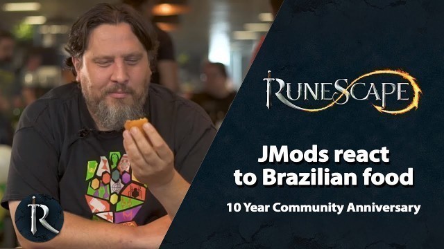 'RuneScape JMods react to Brazilian food (10 Year Community Anniversary)'