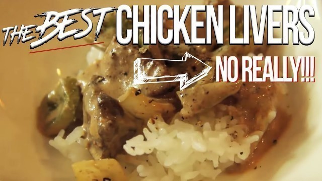 'The Best Chicken Livers Recipe - No Really! SAM THE COOKING GUY'