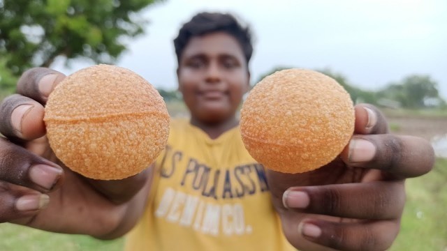 'Pani Poori|பானி பூரி செய்யலாம் வாங்க!!|Yummy and Tasty Snacks|Small Boy Suppu|Village Food Safari'