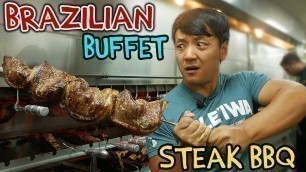 'All You Can Eat BRAZILIAN STEAK BBQ Buffet in New York'