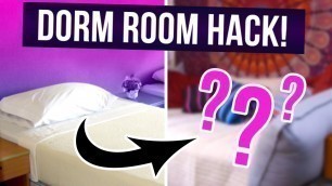 'BEST ROOM DECOR HACK?! | Dorm Room DIY'