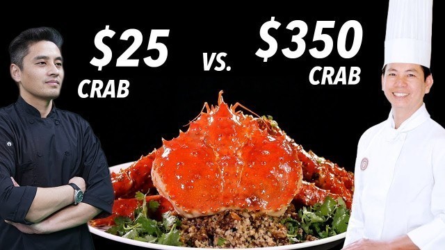 '$25 Crab vs. $350 King Crab by Master Chef | Chinese Food • Taste Show'