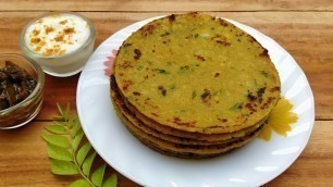 'Poha Paratha Recipe in Hindi by Indian Food Made Easy'