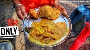 'Early Morning Cheapest Breakfast on Indian Street | Only 15₹ | Street Food Indian'