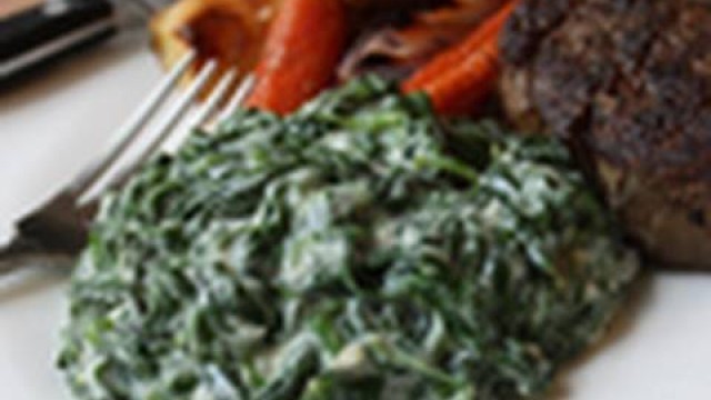 'Creamed Spinach Recipe - Steakhouse Creamed Spinach'