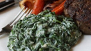 'Creamed Spinach Recipe - Steakhouse Creamed Spinach'