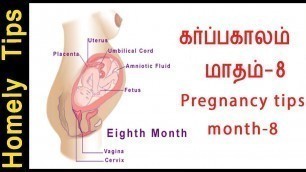 'கர்ப்பகாலம் மாதம்-8பற்றிய குறிப்புகள்|8th month pregnancy tips|pregnancy tips for 8th month ladies'