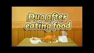 'Dua after (Tuaam) Eating food | Dua after having food | The Ladybirds.'