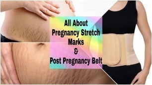 'All About Pregnancy Stretch Marks and Post Pregnancy Belt | Tamil | Nivethasree Vlogs'