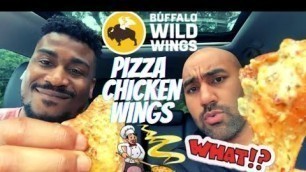 'NEW Buffalo Wild Wings - Pizza Wings Review 