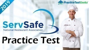 'ServSafe Food Handler & Food Safety Practice Test 2019'